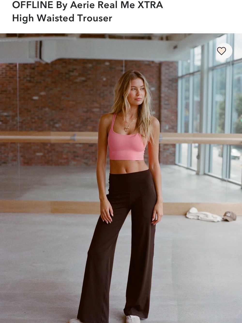 Aerie Real Me XTRA High Waisted Trouser